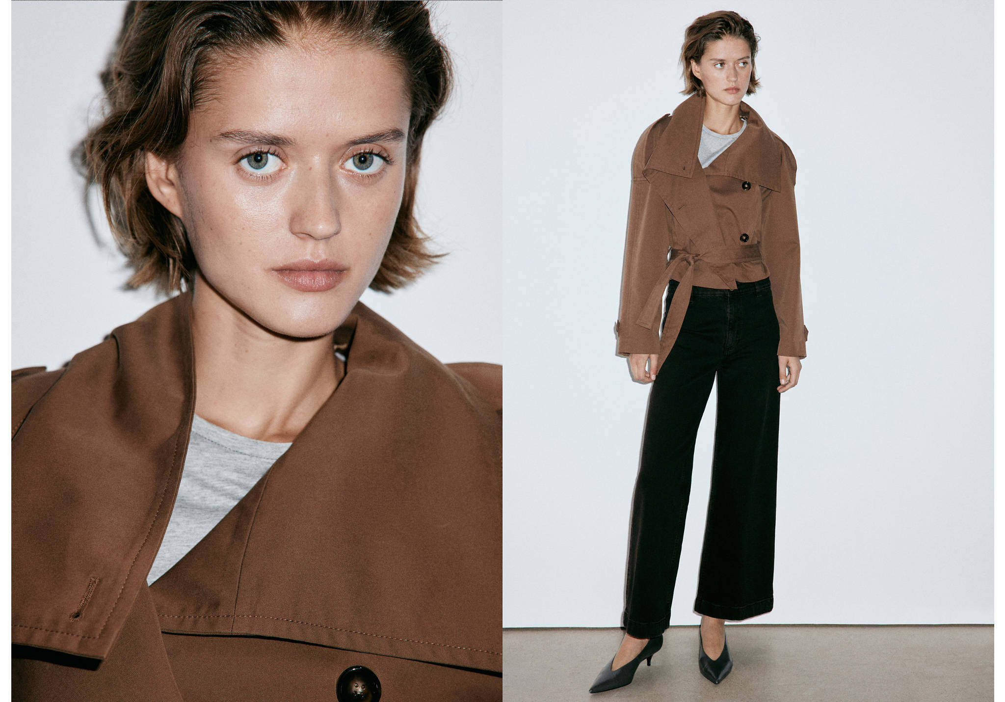Jeans Catherin culotte hög midja - Panoramabild