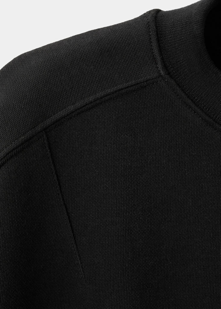 Maternity T-shirt with stitching detail — Black