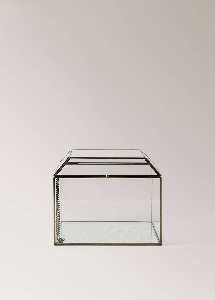 Medium metal-edged box — Gold