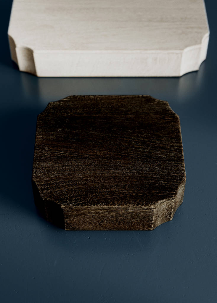Small rectangular wooden box — Brown