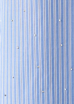 Striped shirt with strass — Sky Blue 7
