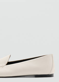 Leather loafers — White 4