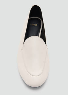 Leather loafers — White 6