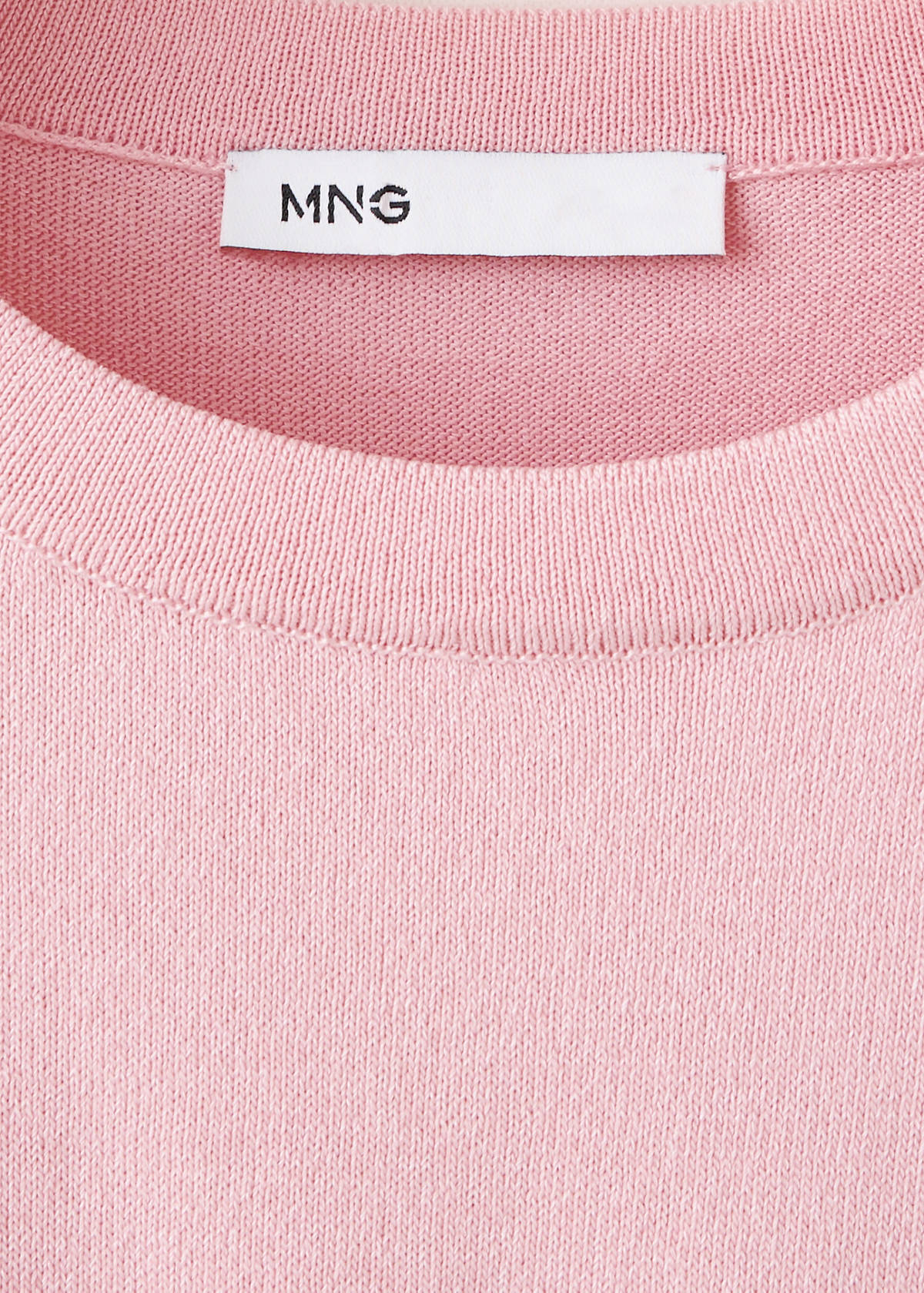 Flying honeycomb knit sweater — Light Pink