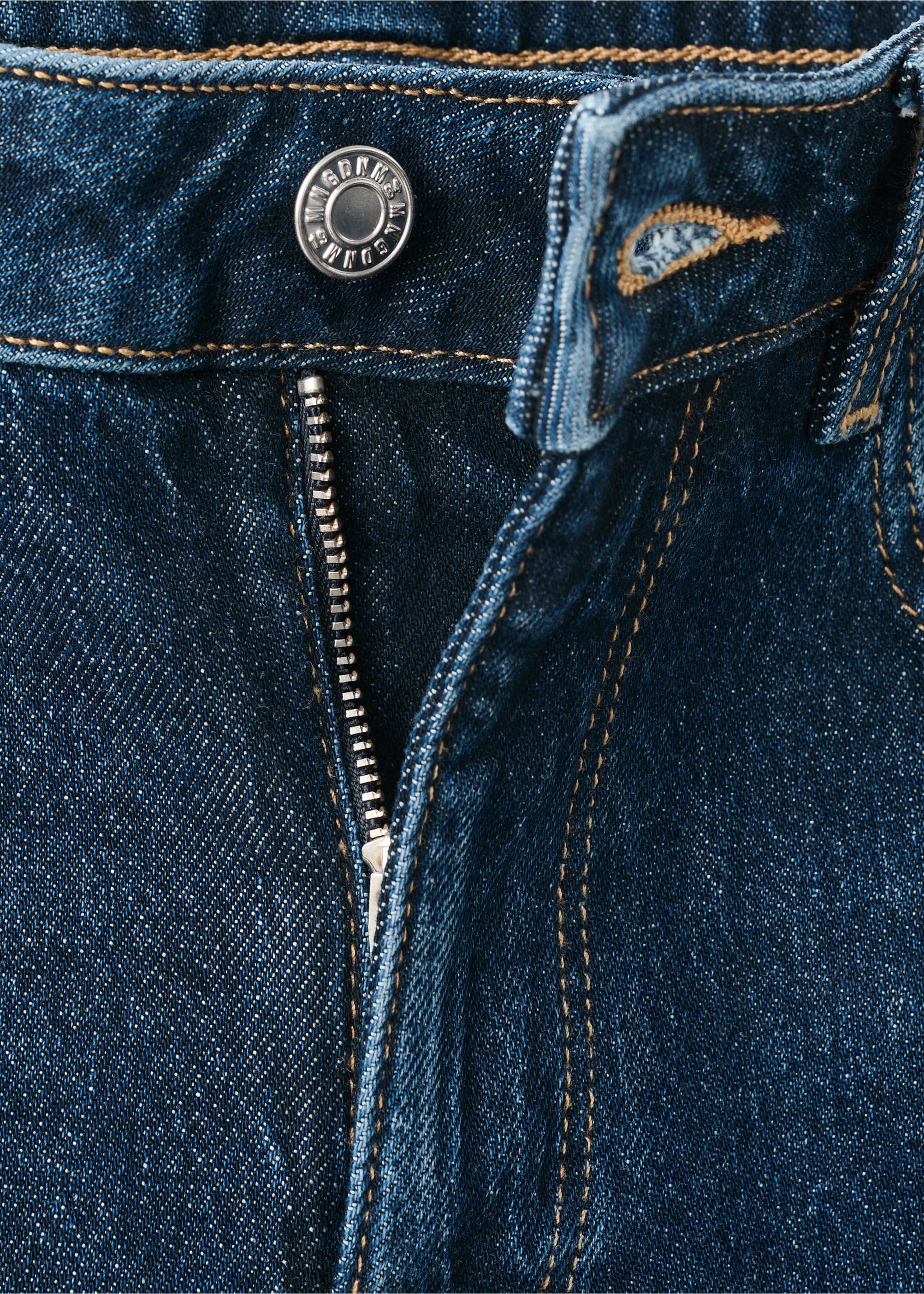 Fiona flared mid-rise jeans - Details of the article 8, Dark Blue. Ref: 37034116-00.