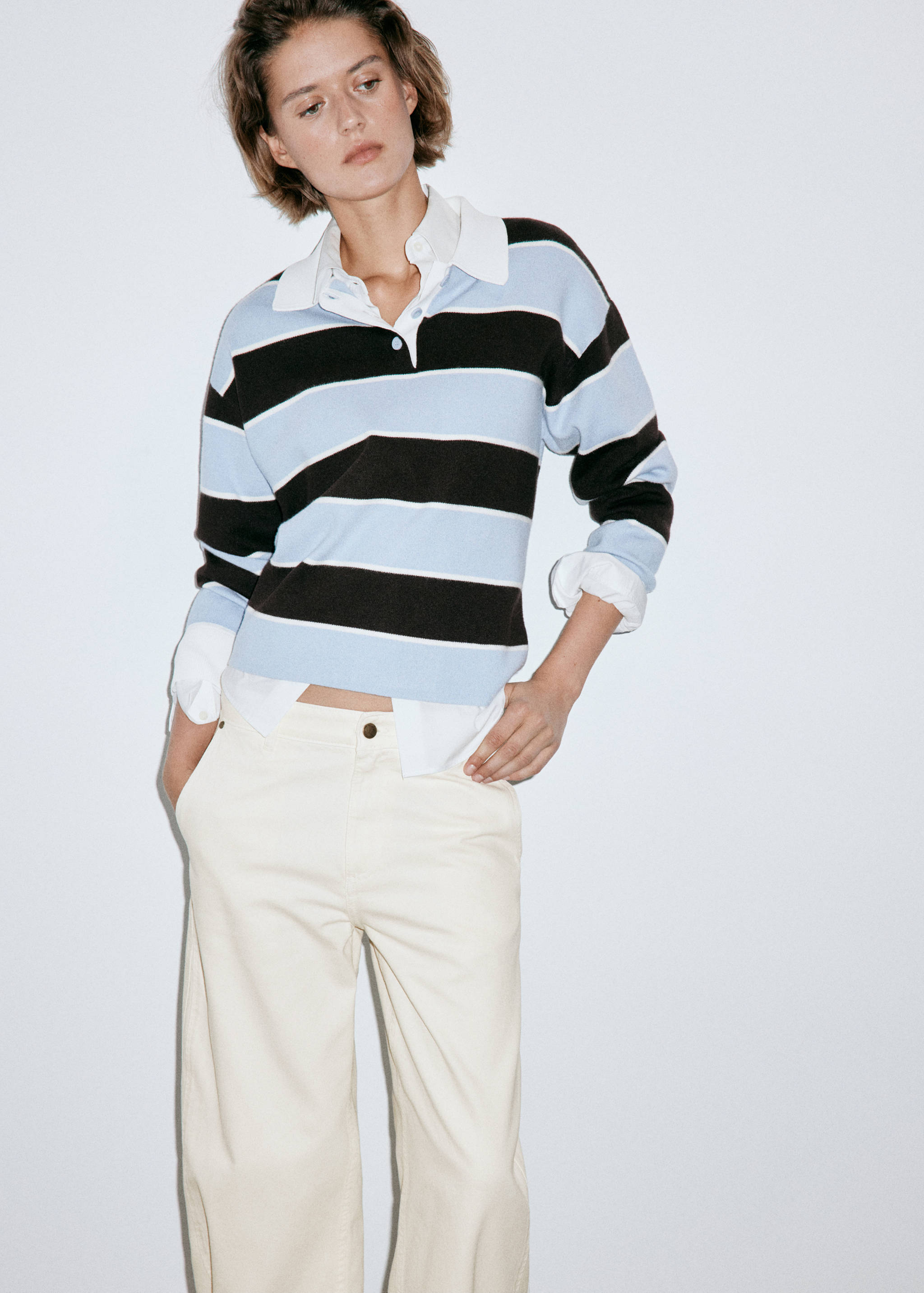 Balloon jeans with regular waist - Details of the article 1
