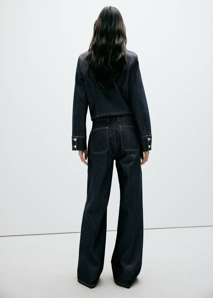 Wide leg jeans with pockets — Open Blue