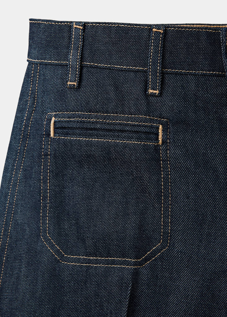 Wide leg jeans with pockets — Open Blue