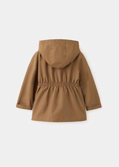 Gathered waist trench — Russet 6
