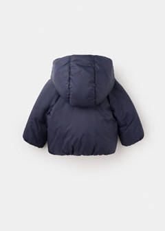 Hooded coat — Navy 3