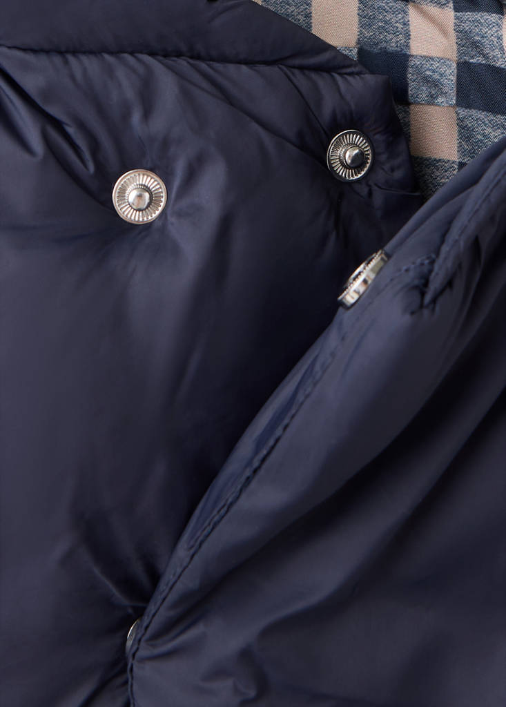 Hooded coat — Navy