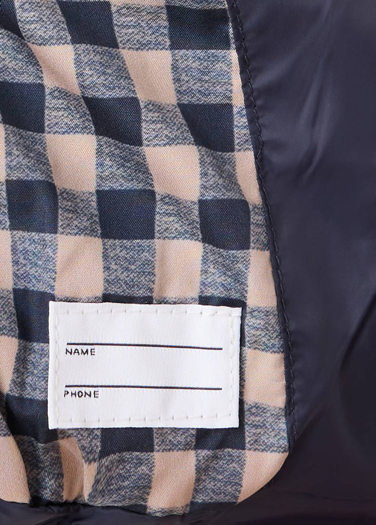 Hooded coat — Navy