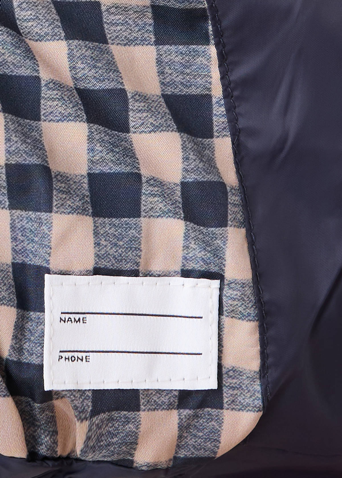 Hooded coat — Navy
