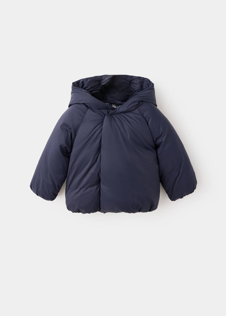 Hooded coat — Navy
