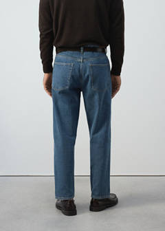 Sammy cropped carrot fit jeans — Dark Blue 3