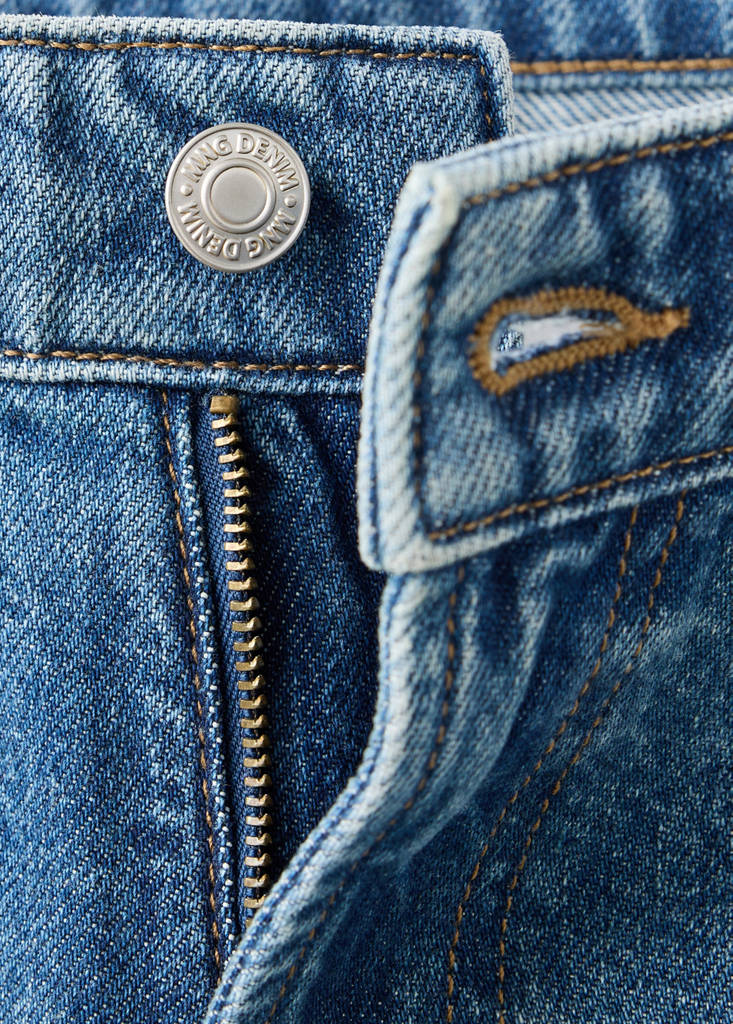 Sammy cropped carrot fit jeans — Dark Blue