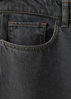 Sammy cropped carrot fit jeans — Open Grey 8