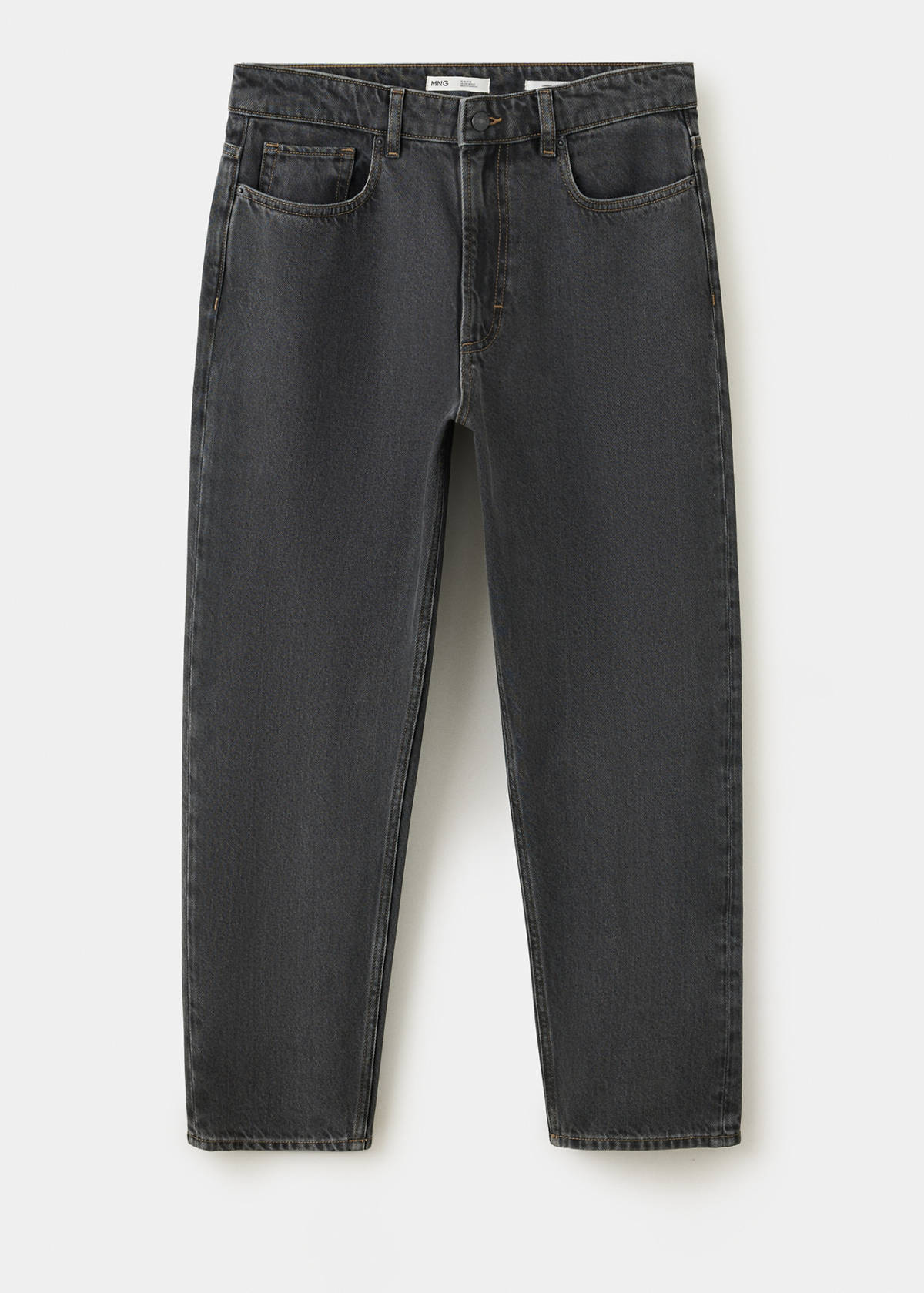 Sammy cropped carrot fit jeans — Open Grey