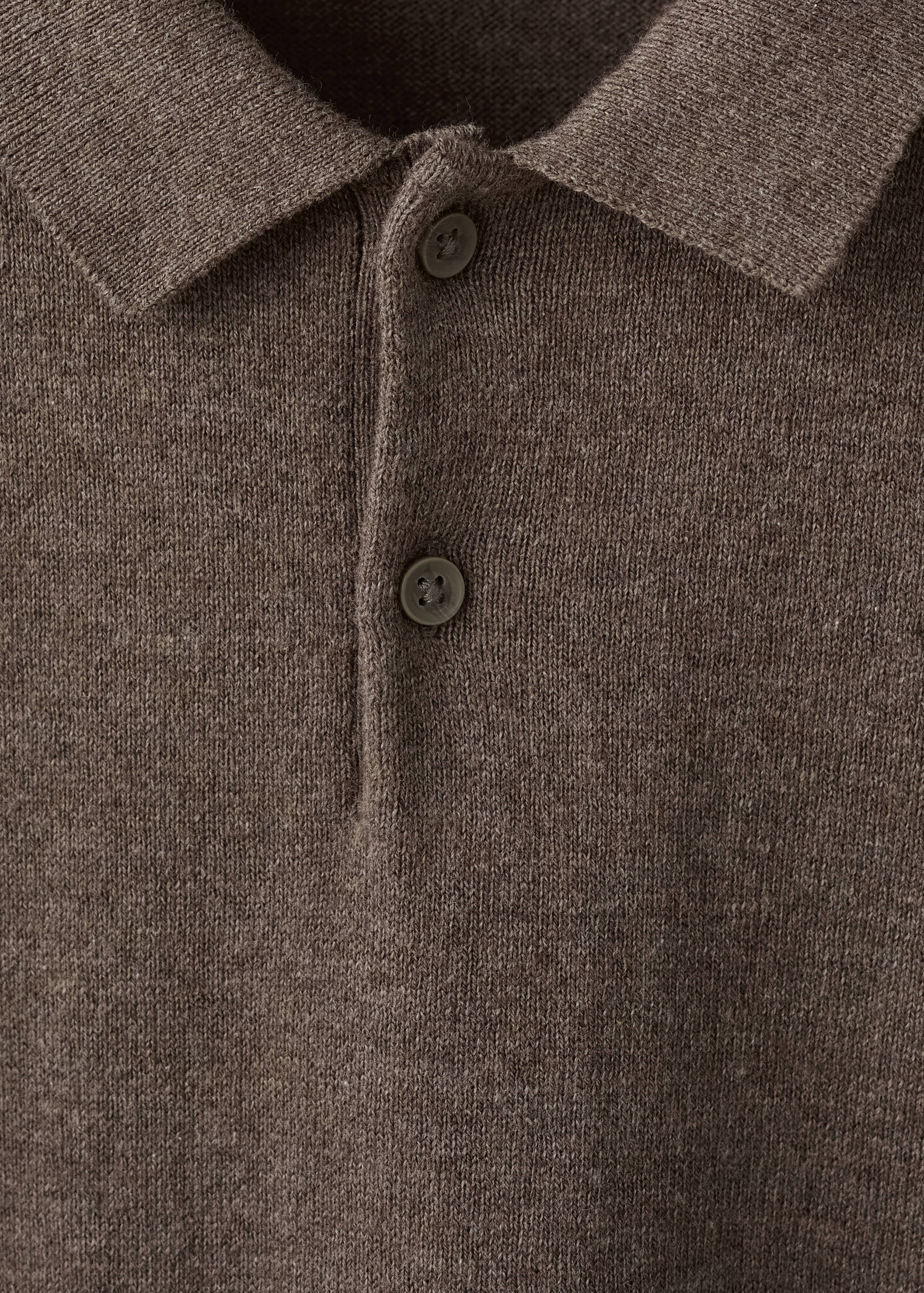 Knitted polo-neck sweater - Details of the article 8
