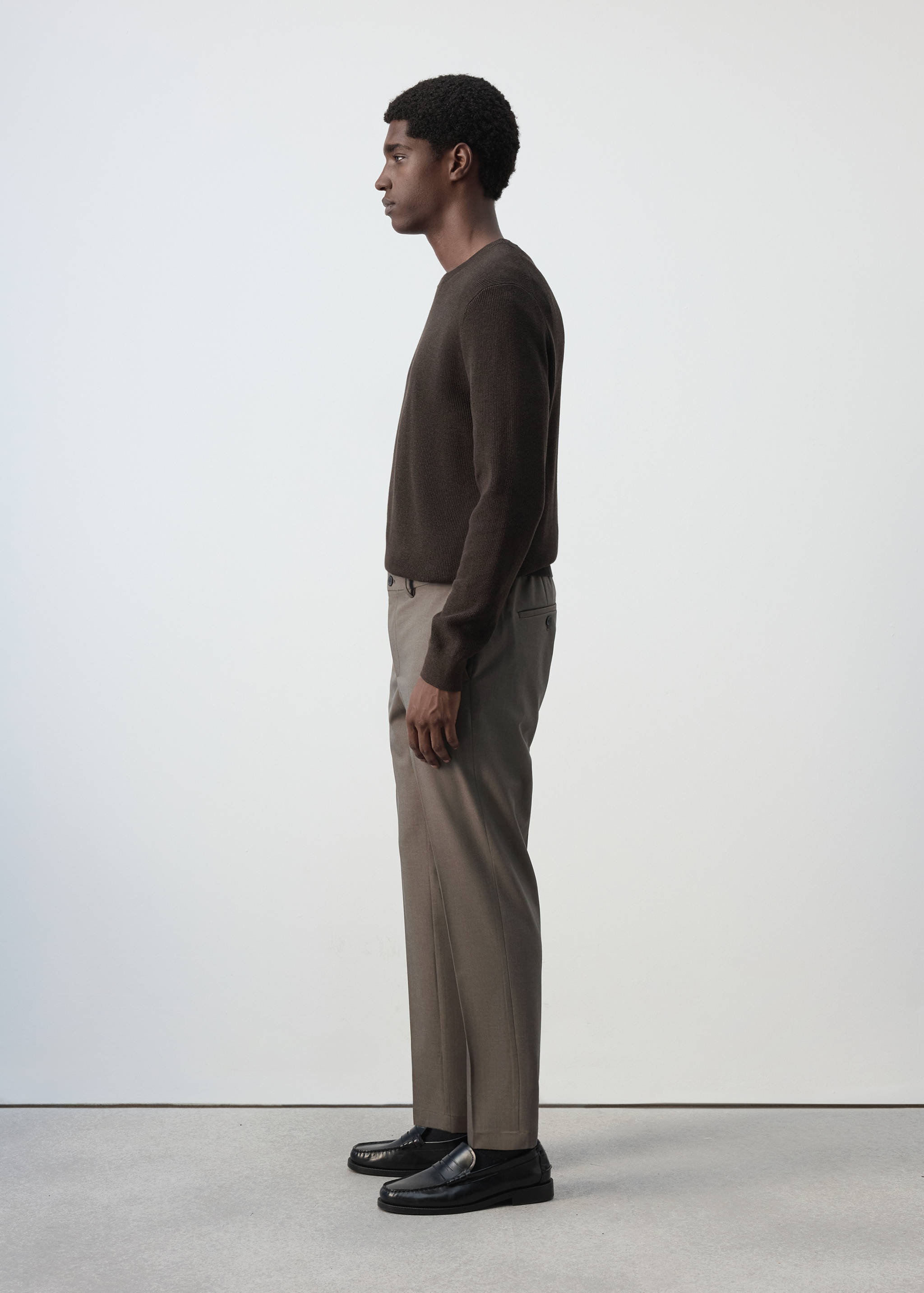 Bologna cropped slim-fit trousers - Details of the article 2