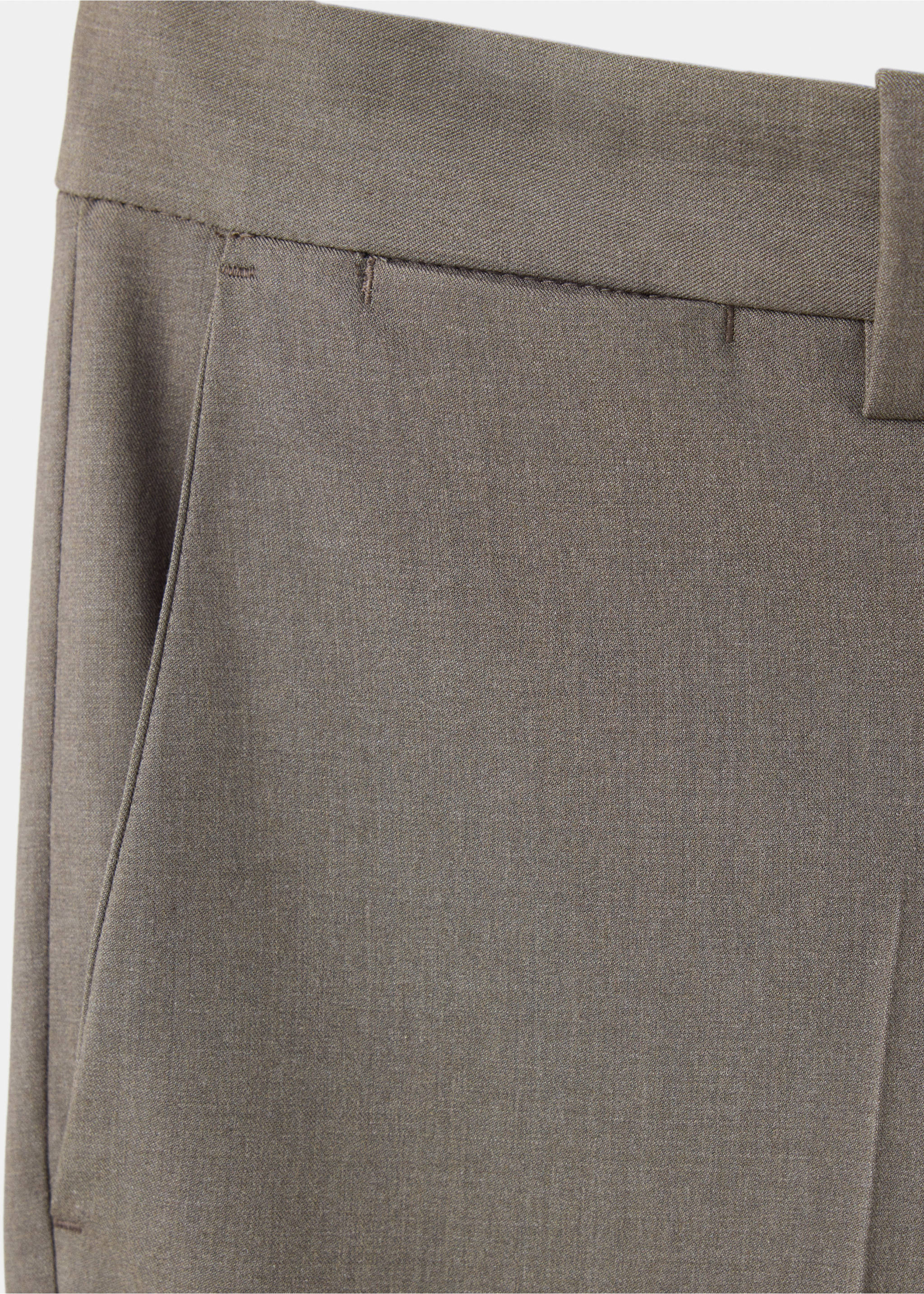 Pantalón Bologna cropped slim fit - Detalle del artículo 8, Marrón medio. Ref: 37034407-00.