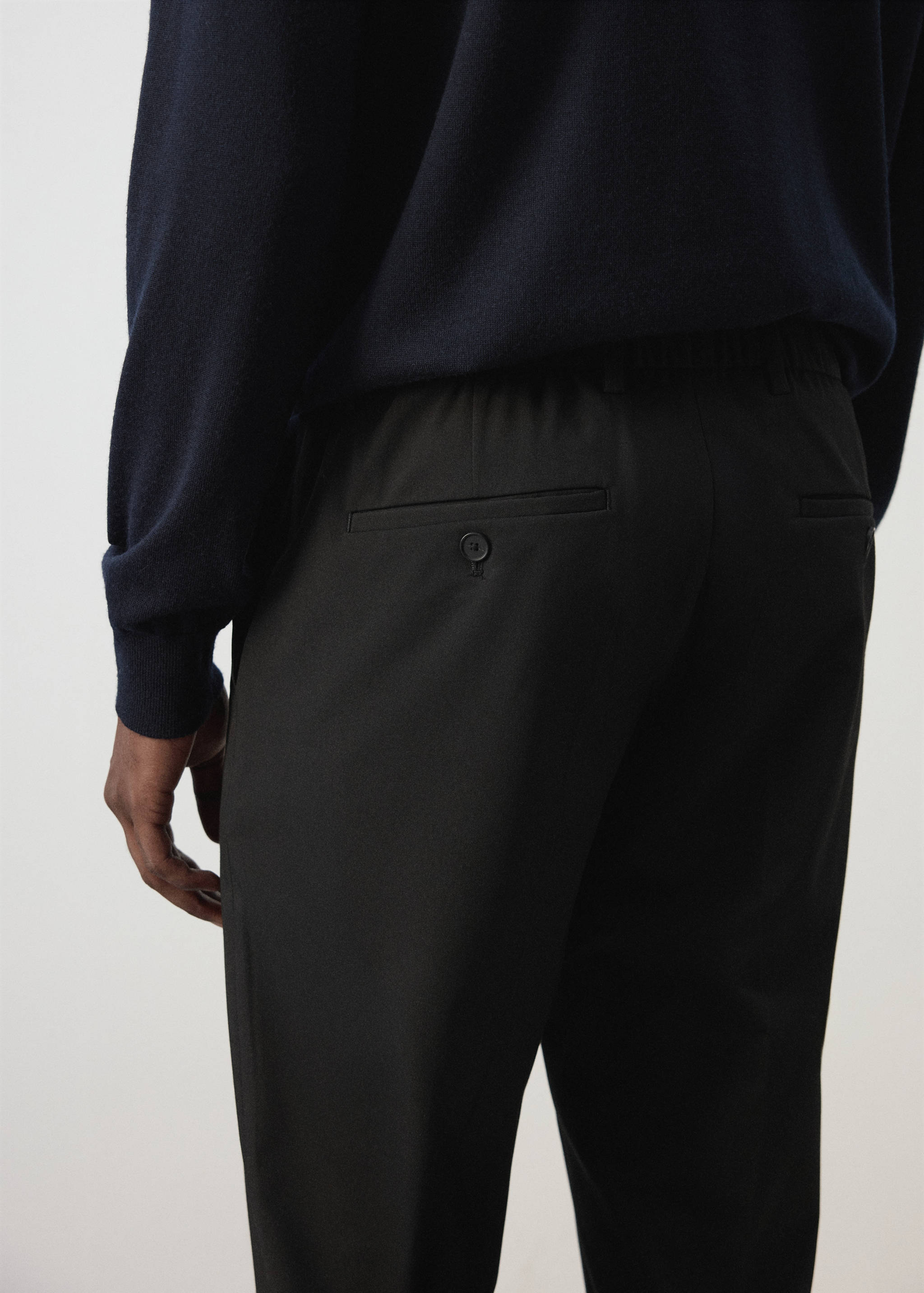 Bologna cropped slim-fit trousers - Details of the article 3