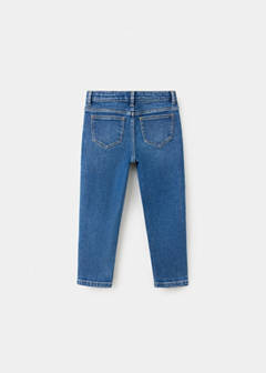 Skinny heart-print jeans — Medium Blue 3