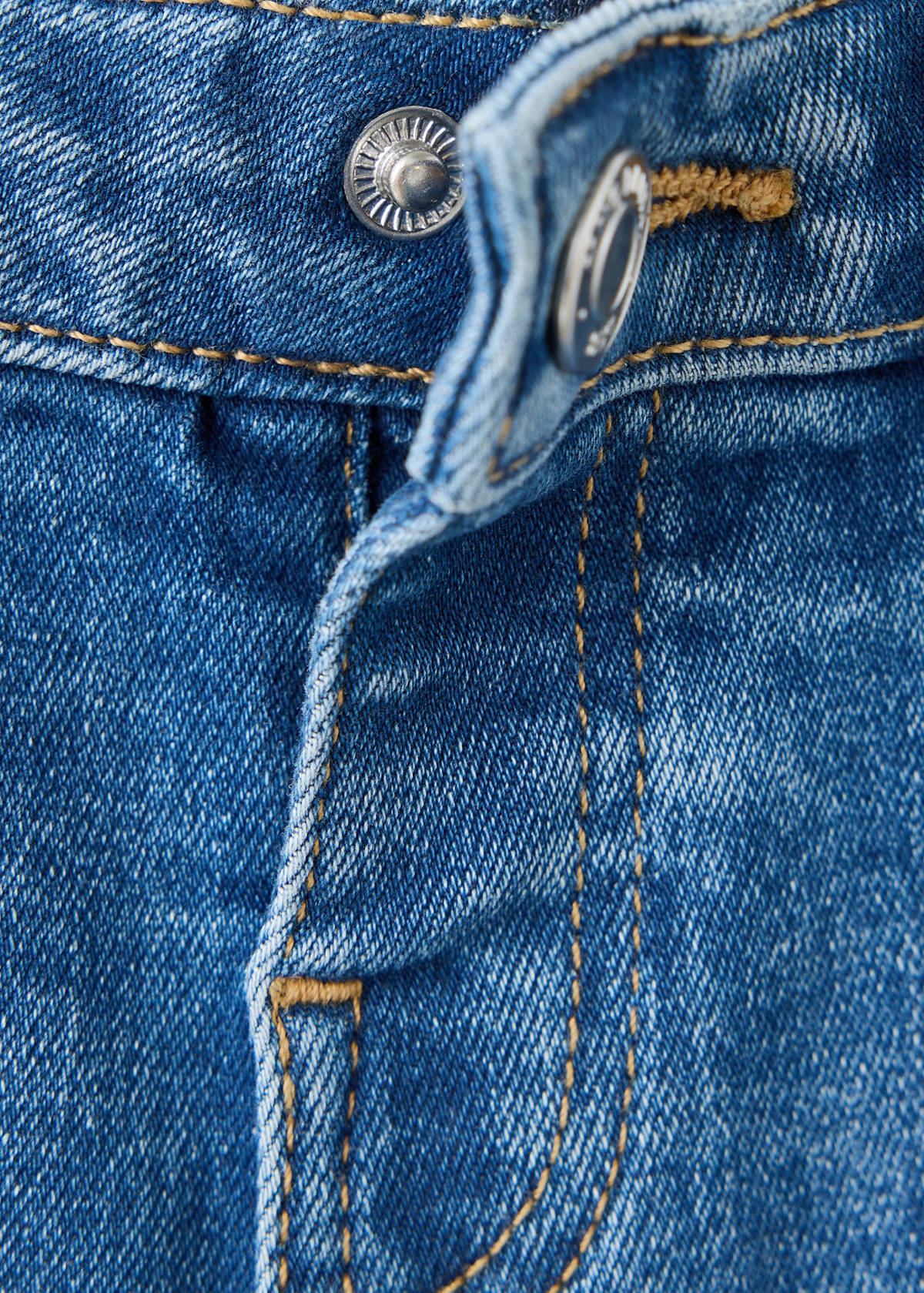 Skinny heart-print jeans — Medium Blue