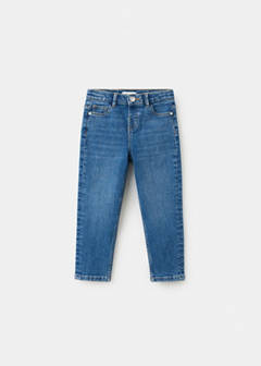 Skinny heart-print jeans — Medium Blue 1