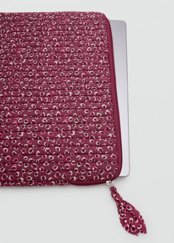 Printed laptop case — Pink