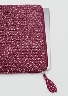 Printed laptop case — Pink 3
