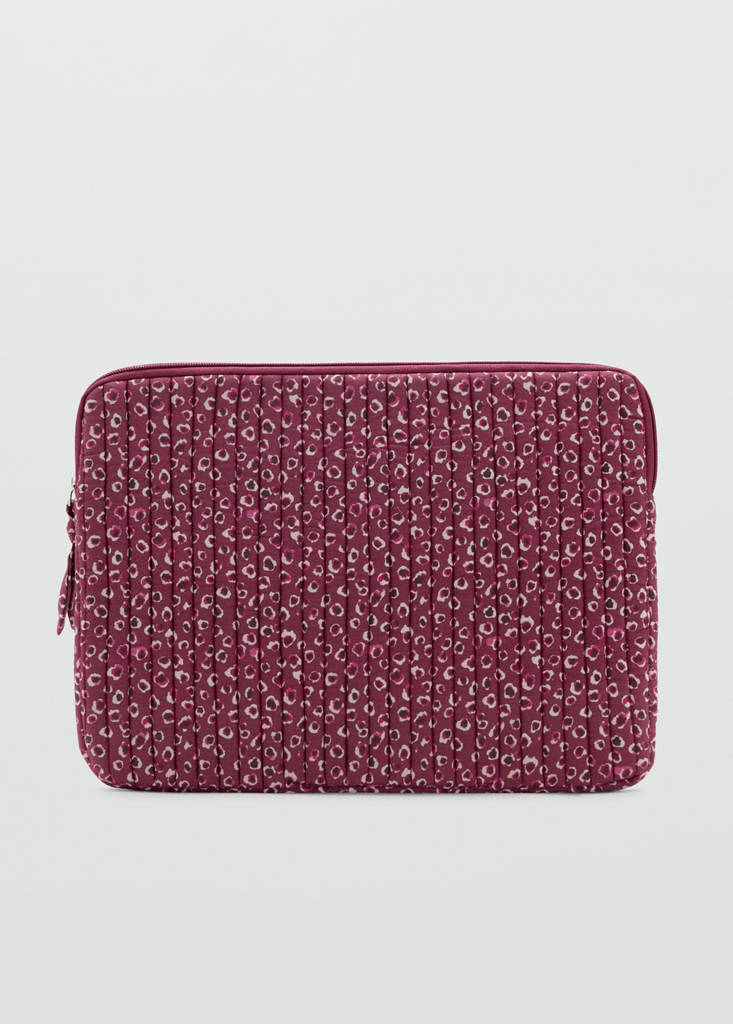 Printed laptop case — Pink