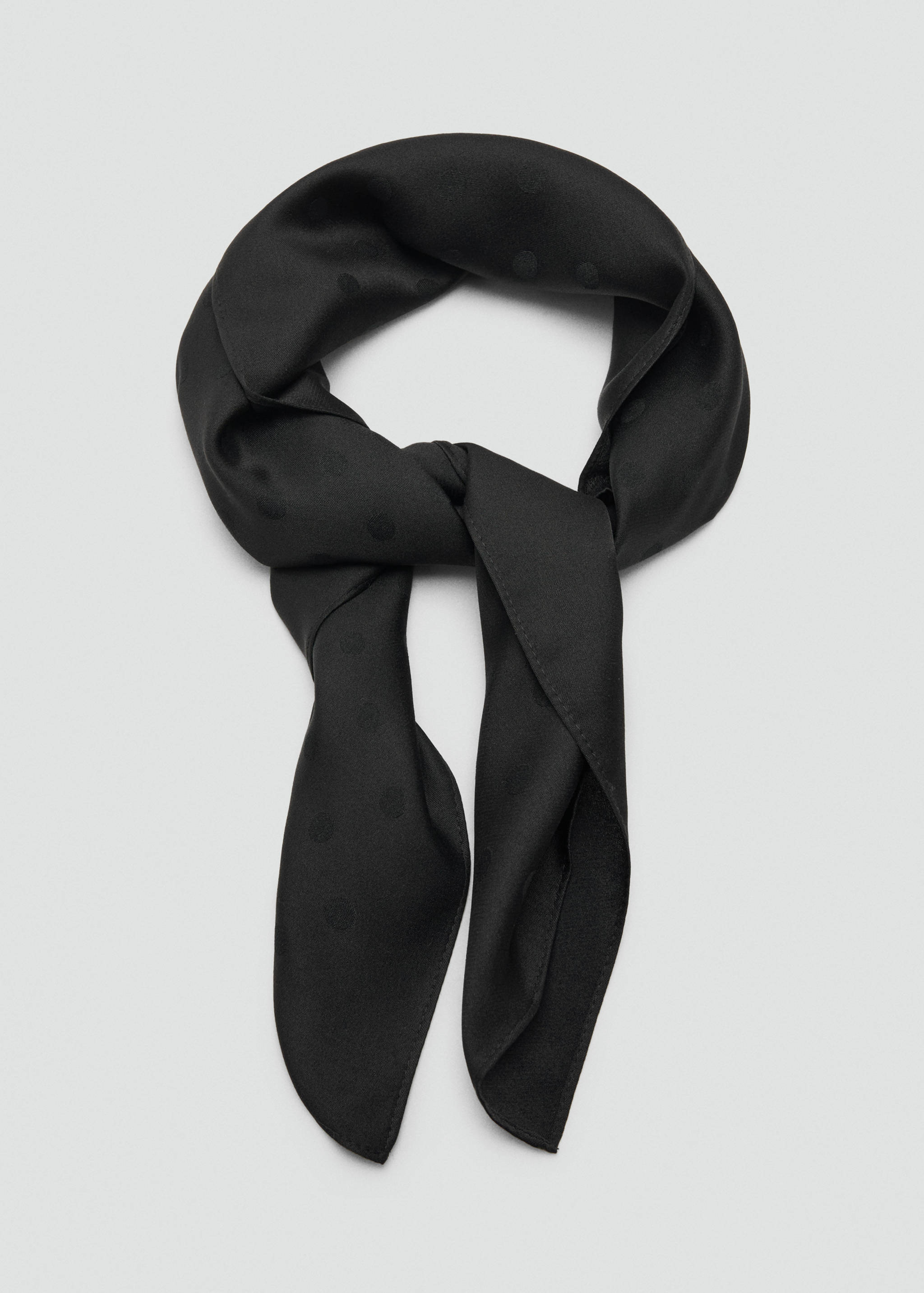 Polka dot square scarf - Details of the article 1