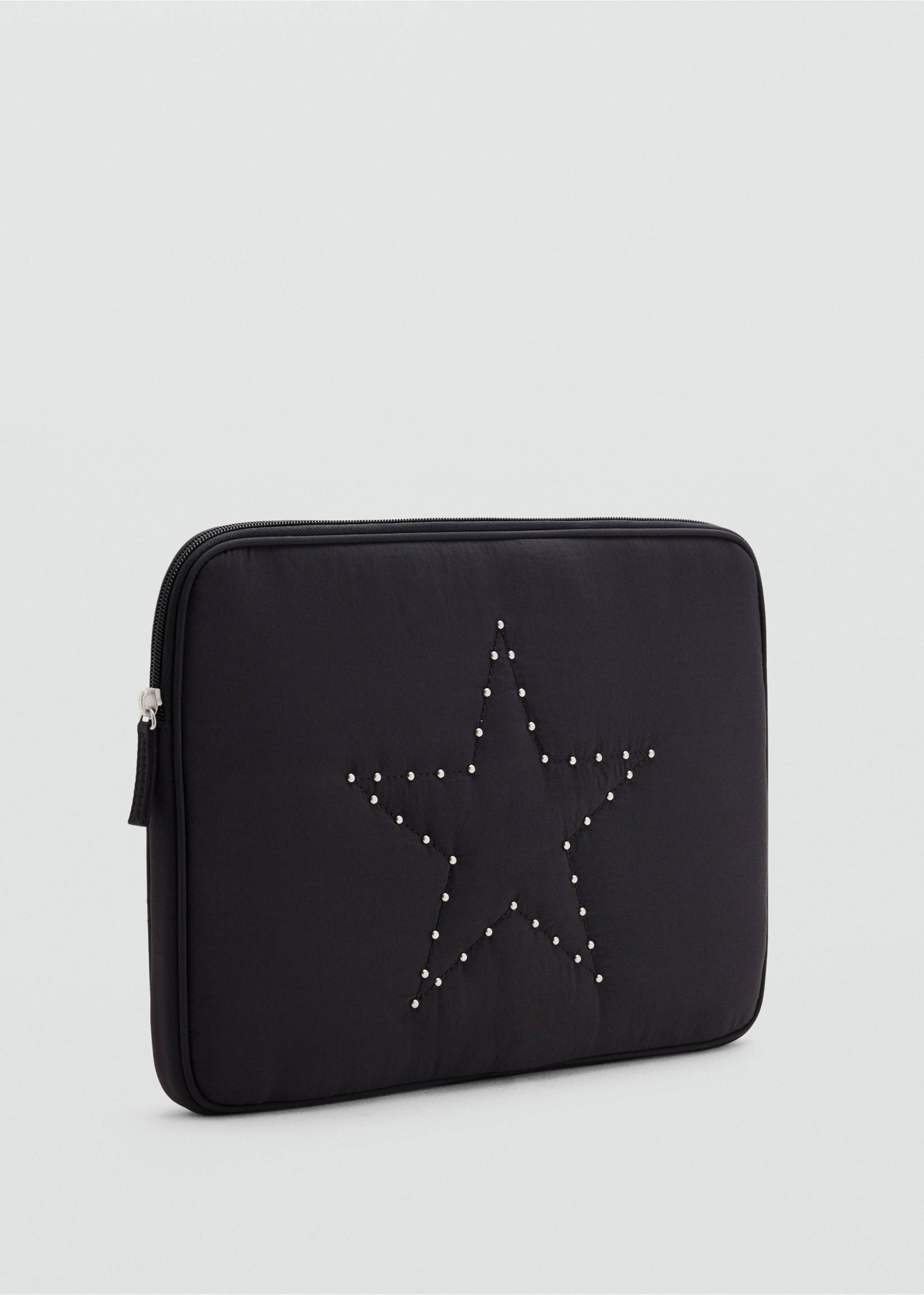 Funda portátil estrella tachuelas - Plano medio, Negro. Ref: 37034416-00.