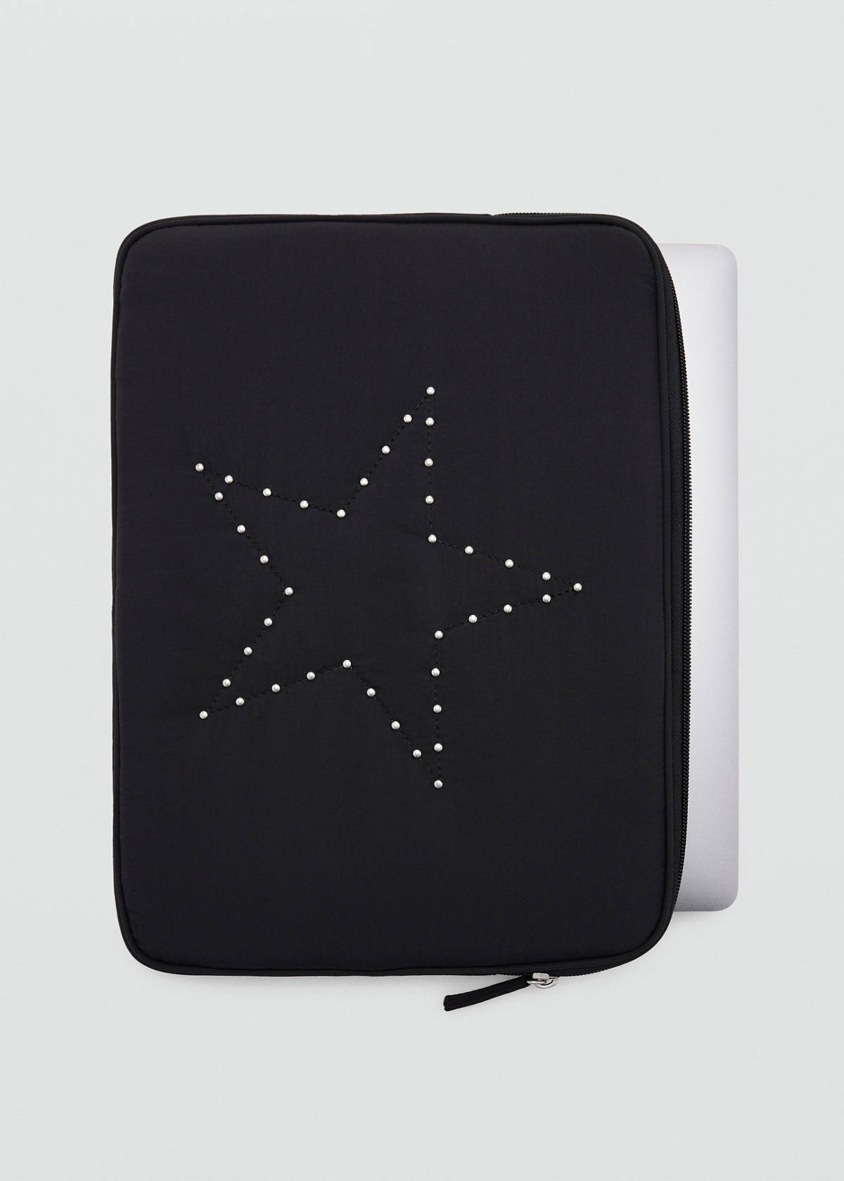 Star-studded laptop sleeve — Black