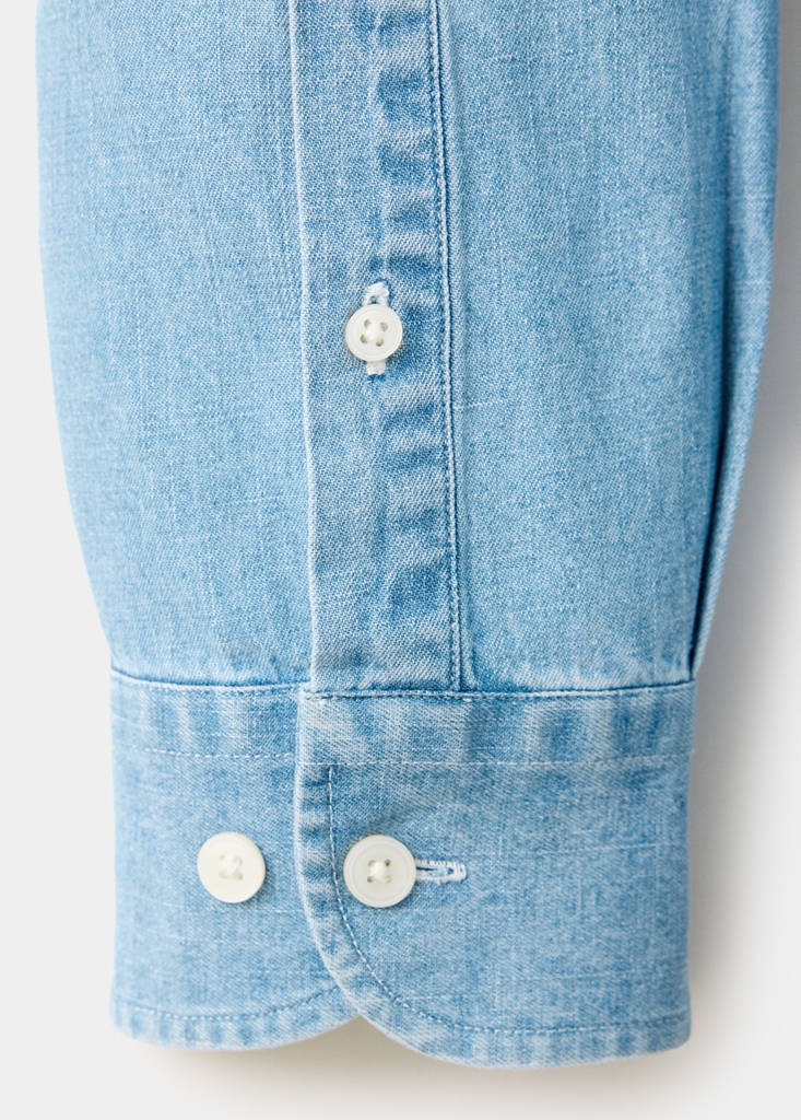 Regular fit denim shirt — Light Blue