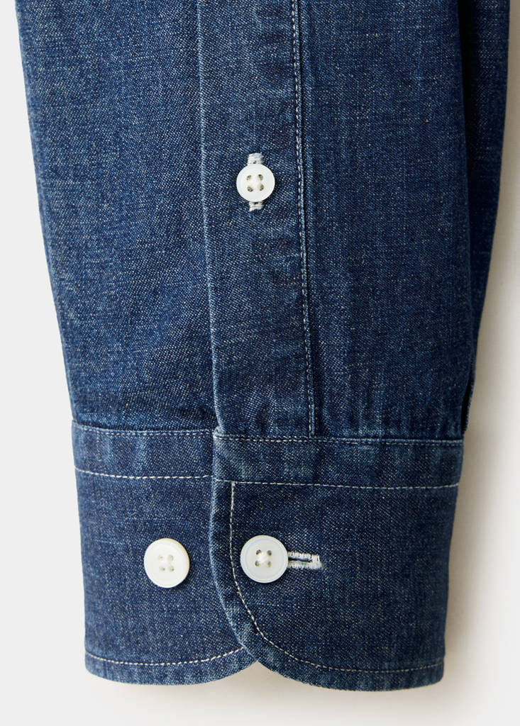 Regular fit denim shirt — Medium Blue
