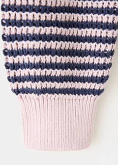 Striped sweater with zip — Light/Pastel Purple 5