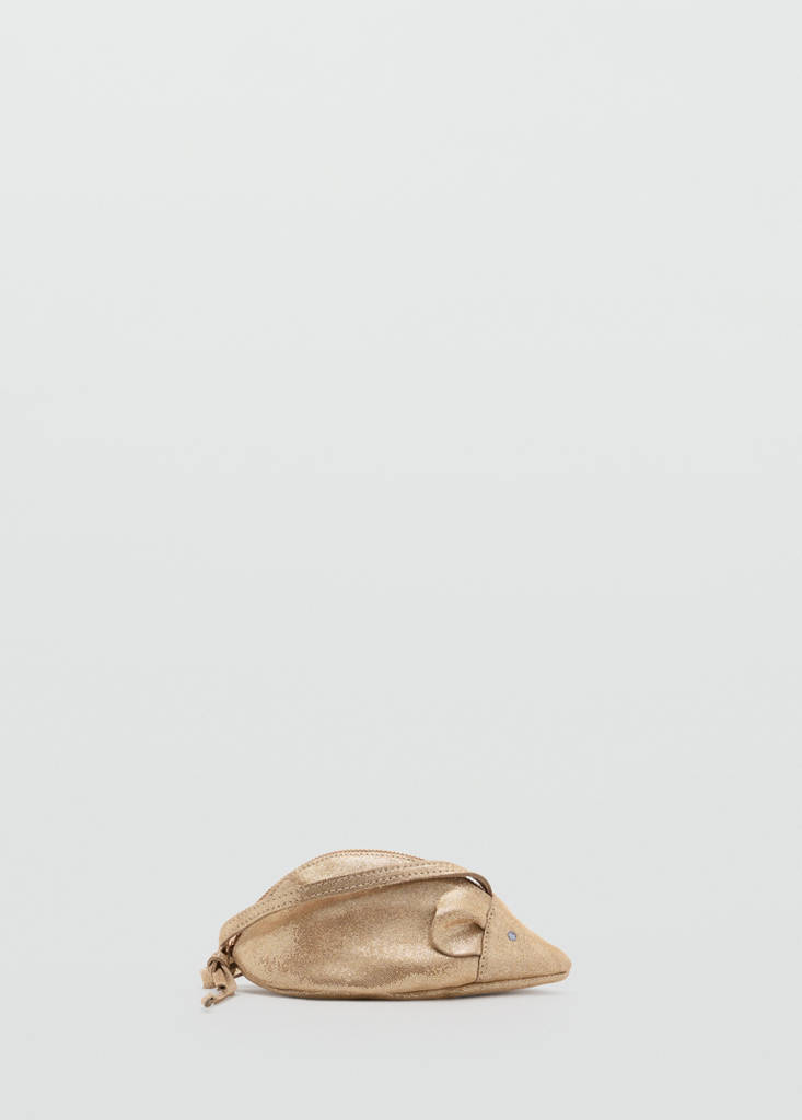Mouse leather handbag — Sand