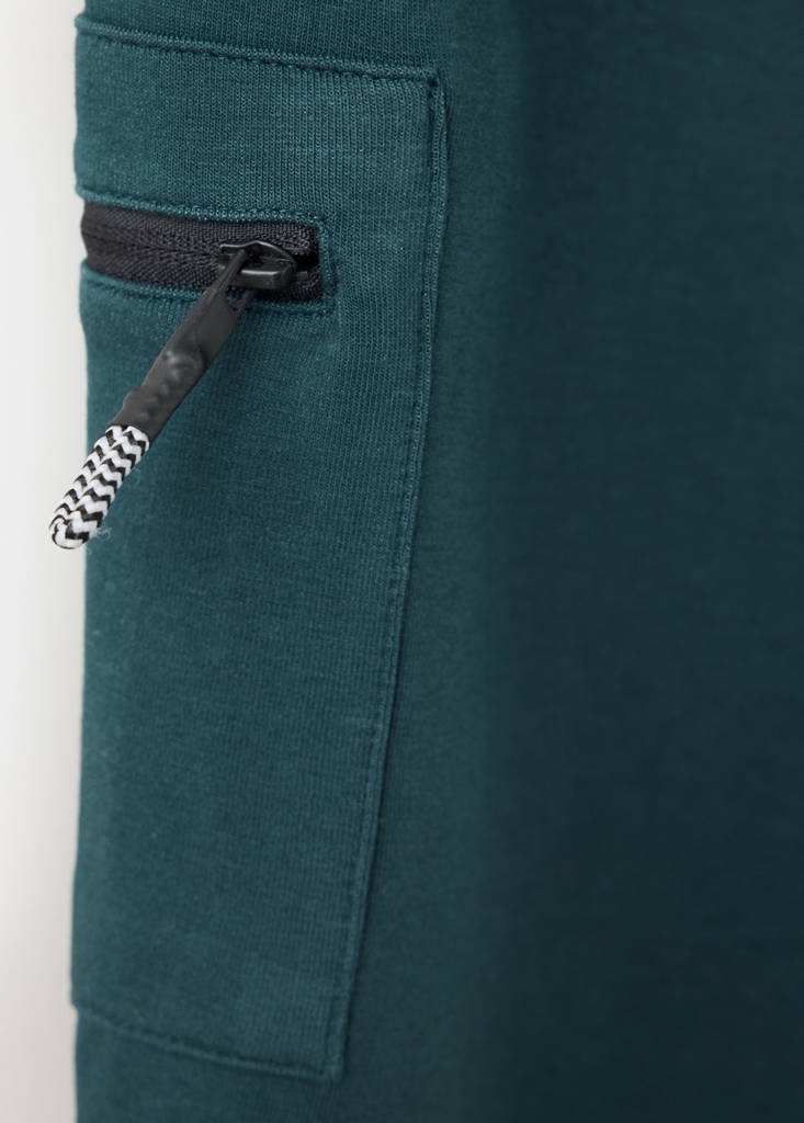 Cotton jogger-style trousers - thumbnail 4