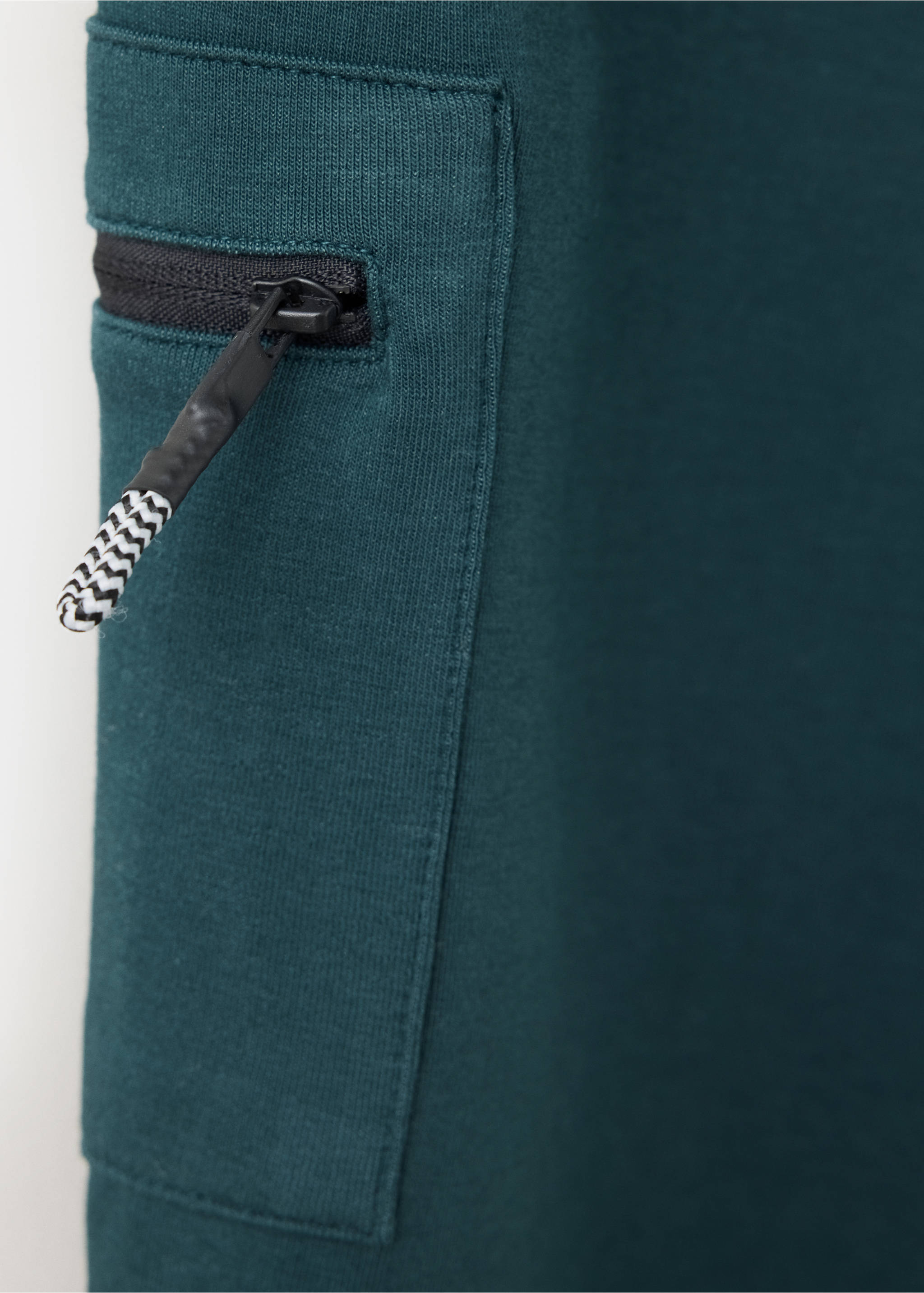Pantalón jogger algodón - Detalle del artículo 0, Verde oscuro. Ref: 37034430-00.