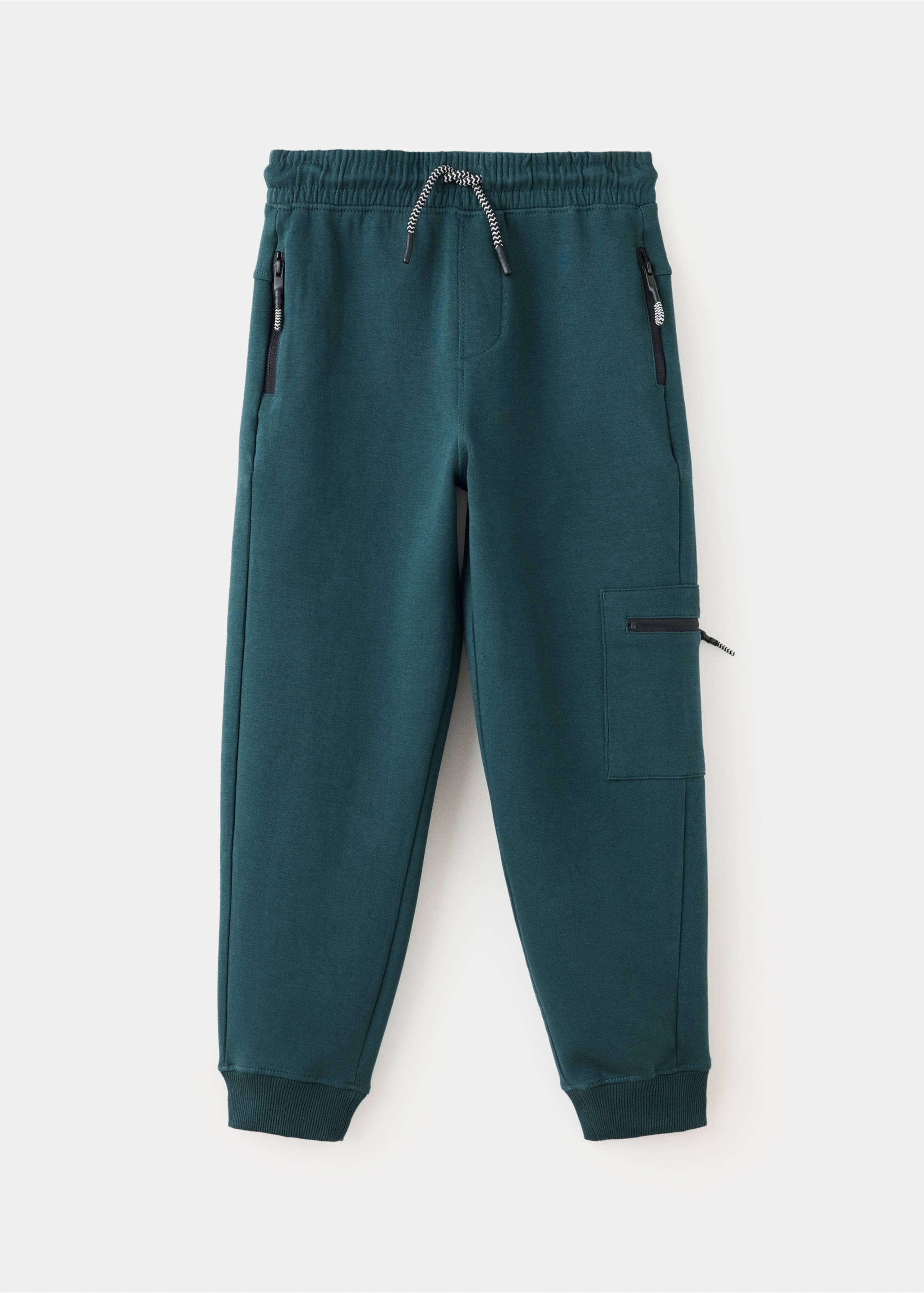 Pantalón jogger algodón - Artículo sin modelo, Verde oscuro. Ref: 37034430-00.