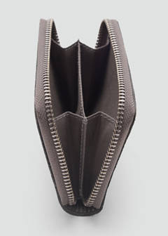 Studded leather purse — Grey 3