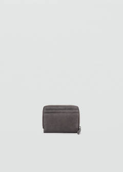 Studded leather purse — Grey 4