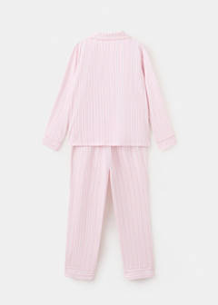 Full cotton striped pyjamas — Pink 3