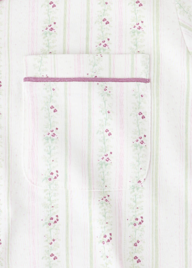 Floral-print pyjama set — Off White