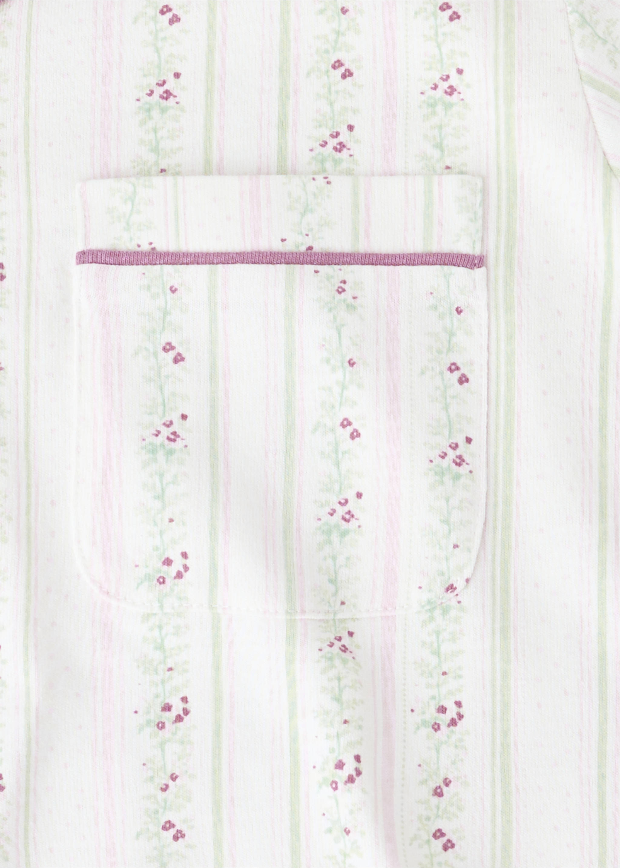Floral-print pyjama set - Details of the article 8, Off White. Ref: 37034436-00.