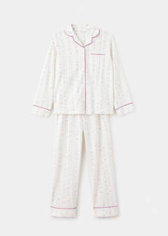 Floral-print pyjama set — Off White 1