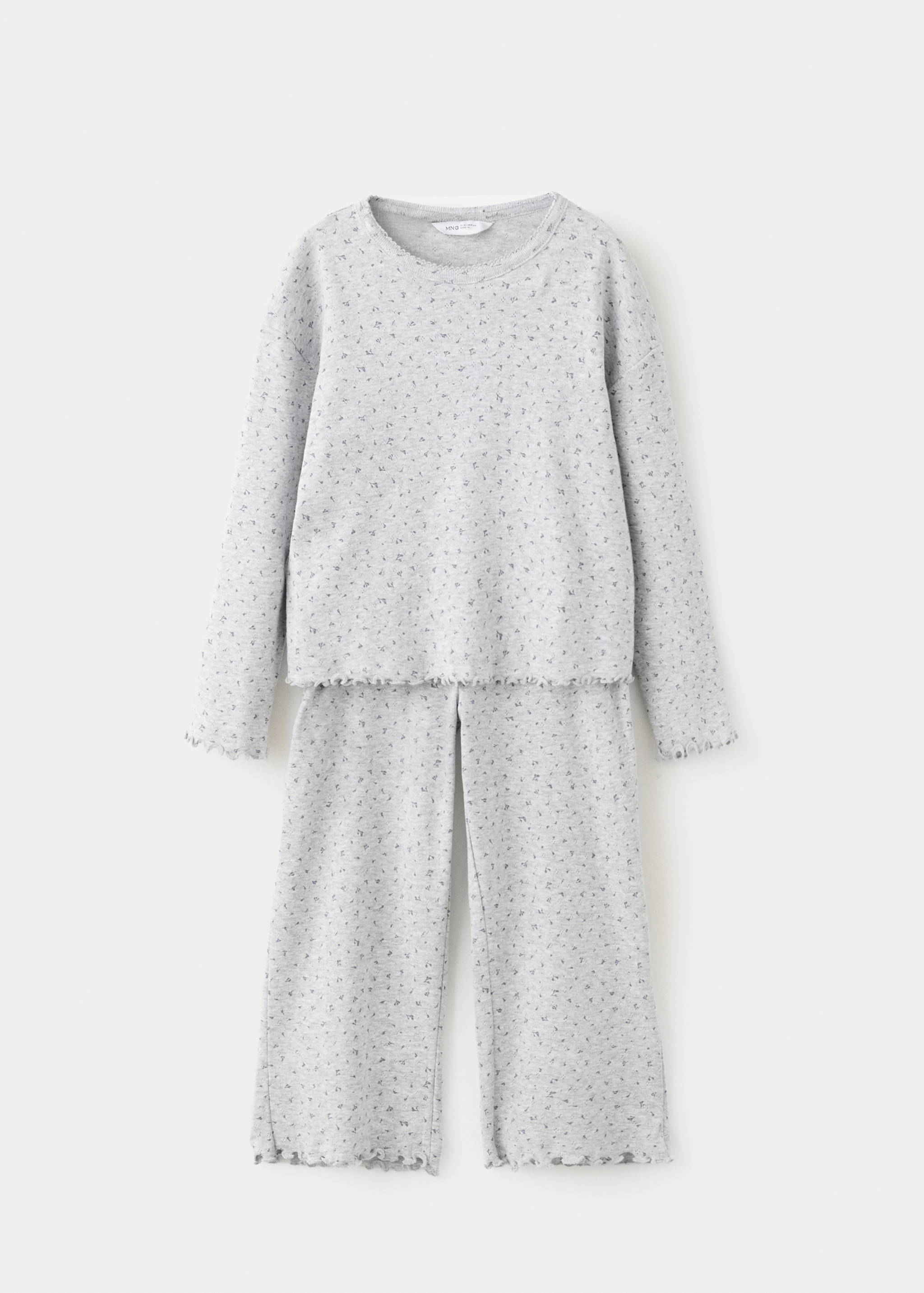 100% cotton floral full pyjamas set - Article without model