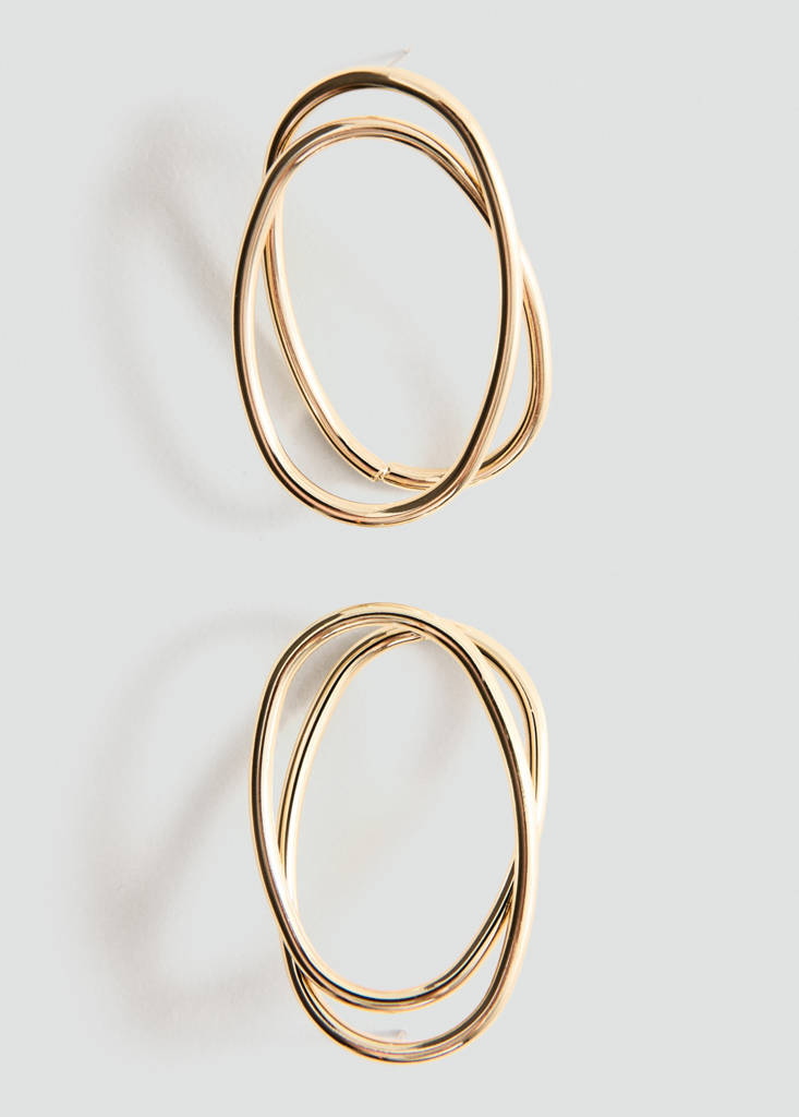 Double hoop earrings
